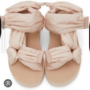 Light Pink Puffy Red Valentino Platform Sandals